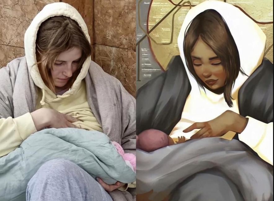 Мадонна в метро: де і як зараз живе молода мама, яку зняли на відоме фото